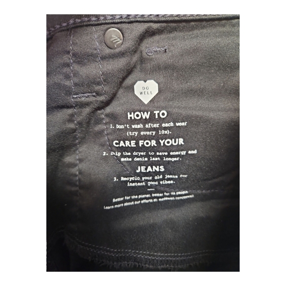 Madewell Jean Black 10" High-Rise Skinny Stretch Denim Size 28 - Picture 9 of 13